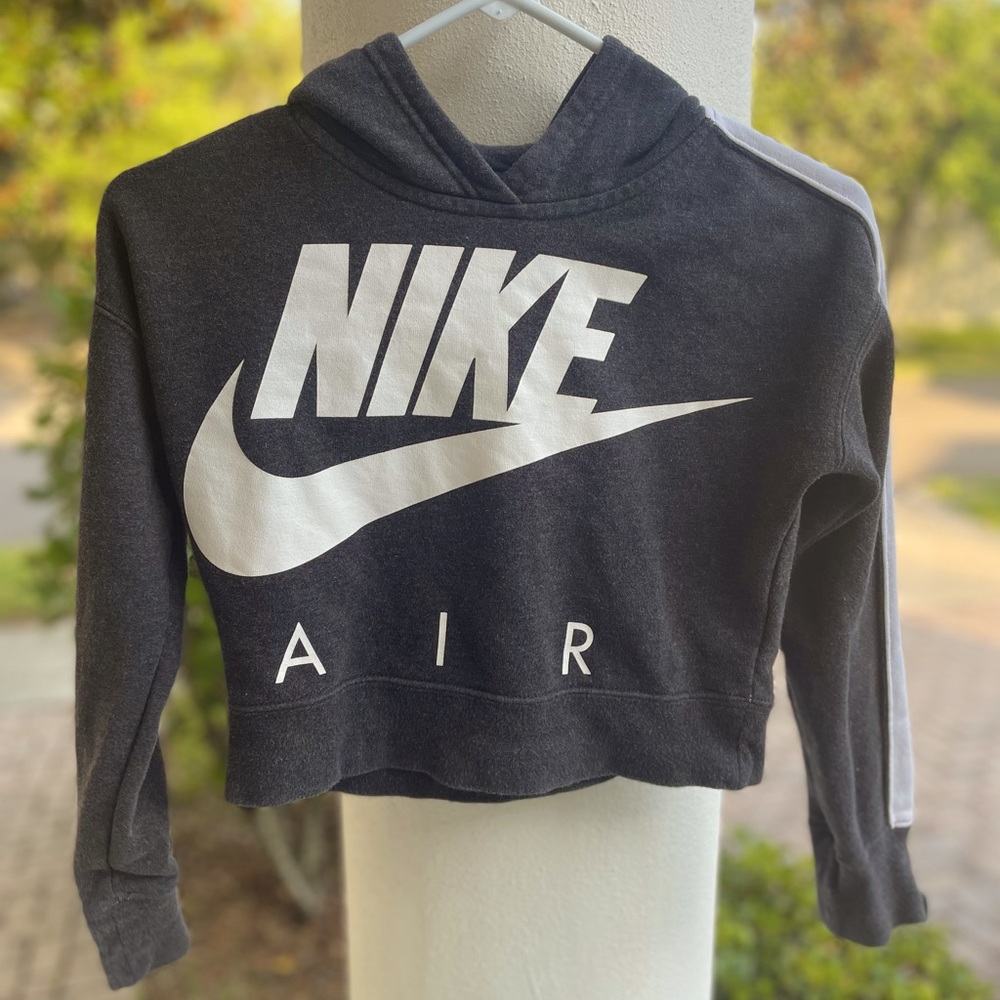 Nike Cropped Hoodie-Girls
